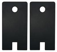 Dual Prong Plastic Key for Toilet Tissue and Paper Hand Towel Dispensers. Fits Tork, Lotus and Others. (Pack of 2)