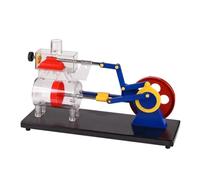 Dual-propelled Steam Engine Model Pressure Piston Movement Demonstration Device With Cylinder Structure Mechanical Physics Teaching Tool Thermodynamics Experiment Equipment for School