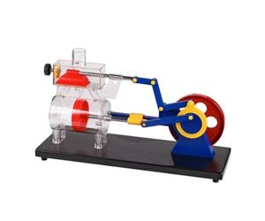 Dual-propelled Steam Engine Model Pressure Piston Movement Demonstration Device With Cylinder Structure Mechanical Physics Teaching Tool Thermodynamics Experiment Equipment for School