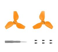 Dual Propeller Blade Kit for DJI NEO Drones, Lightweight PC Material with Balanced Tri-Blade Design for Stable Quiet Flight, Black and Red Color Replacement Spare Parts