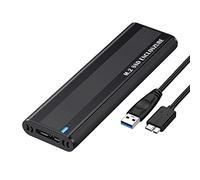 Dual Protocol M.2 NVMe SSD Case 10Gbps M.2 NVMe External Box Case Tool Free for 2230/2242/2260/2280 M.2 SSD