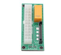 Dual PSU Sync Adapter, Seamless Power Synchronization for Stable Dual Power Supply Setups, ATX 24-Pin Synchronizer Board for Cryptocurrency Miners and High Performance PC Builders