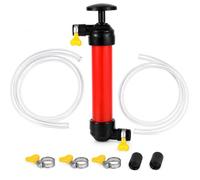 Dual Purpose Air and Fluid Transfer Pump | Manual fluid transfer pump with ABS body, PVC hose, ideal for fuel, oil, water transfer and garage maintenance.