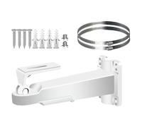 Dual-Purpose Aluminum Alloy Camera Mount with Integrated Cable Management for Indoor/Outdoor CCTV Installation Resistant CCTV Mounting