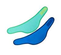 Dual-purpose Dog Bandana 2 Pcs Cooling Adjustable Summer Neck Wrap Ice Scarf for Small Medium Large Breeds Lightweight Headscarf Quick-drying Pet Blue & Green L