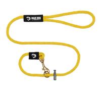 Dual Purpose Dog Leash 3/8" x 8' Yellow Signature Rope - Made in USA by Mad Dog Products