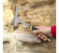 Dual Purpose Geological Hammer for Rock Cracking and Stone Splitting in Geology and Masonry Work (B)