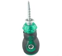 Dual Purpose Magnetic Screwdriver with Extendable Shaft, Telescopic Driver for Precision Repairs, Steel Non-Slip Handle Tool for Electricians and DIY