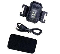 Dual Purpose Outdoor Survival Light with Impact Resistant Design 12h White in Low Mode for Emergencies for Jackets Warning on Jackets