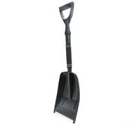 Dual purpose snow shovel tool designed specifically to tackle both snow accumulation and frost buildup efficiently during winter months