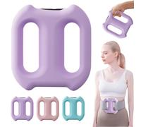 Dual-Ring Fascia Massage,Multifunctional Full-Body Fascia Ring,Ergonomic 6-in-1 Hands-Free Fascia Rings Massager for Full Body - Wireless,Noise Reduction,5-Speed Adjustable,for Whole Body (Purple)