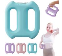 Dual Ring Fascia Massage Ring, Multifunctional Full-Body Fascia Rings, 6-in-1 Hands-Free Muscle Stimulater Machine with 5-Speed, Noise Reduction Full-Body Fascia Massager for Back, Waist (Blue)