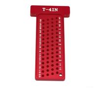 Dual Scale for t-square 100mm Metric and Inch Woodworking Tool(T-4IN)