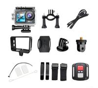 Dual Screen Action Camera with 5K Resolution, 30M Waterproof Design, Multiple Video Modes, WiFi, and Support for Fast Motion and Long Exposure