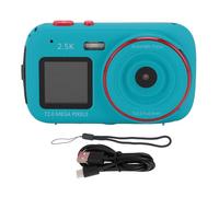 Dual Screen Digital Camera, 72MP Autofocus Vlogging Camera with 2.4in Color Display Rear 1.54in Display, Compact Camera with 16X Digital Zoom MP3 Player for Beginner Boys Girls