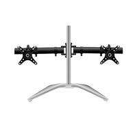 Dual Screen Mount Universal Table Top With U-shaped Metal Base 90 Left right Rotation Tabletop TV