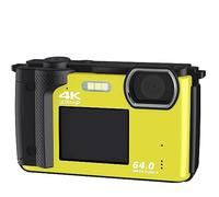 Dual Screen Selfie Camcorder 64MP Digital Camera For Photography 2" 2.8" Wifi 4K Vlog Video Live Streaming Webcam Takes Sharp Smooth(No TF Card,Only Camera)