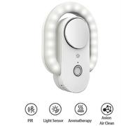 Dual Sensor Smart Night Light, Anion Air Purifier, Touch Light, Aromatherapy, Atmosphere Night Light