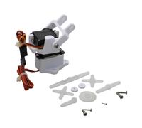 Dual Servo Bracket Printed Camera Pan Tilt Stand With 2PCS Metal Steering Gear Compatible With Fixed Wing Airplane FPV Drone(with 2pcs servo)