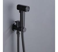 Dual Setting Toilet Bidet with Strong Spray Performance for Personal Use and Diaper Care with Material Build (Black)