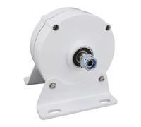 Dual Shaft Generator - 12V Output, High Efficiency 3 Phase AC Permanent Magnet Technology, Compatible with Vertical & Horizontal Wind Turbines, Compact Design with Mounting Base (type 1)