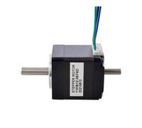 Dual Shaft Nema 11 Stepper electronic starter 1.8deg 7Ncm(9.94oz.in) 0.67A 4-lead Step electronic starter ICXLPMC