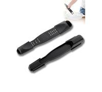 Dual-Sided Adjustable Measuring Spoon with Leveler | Precise Gram/mL/TSP/Tbsp Measurements | Food-Grade Plastic | for Baking, Cooking, Dry/Liquid Ingredients, Spices | Black, 1Pc