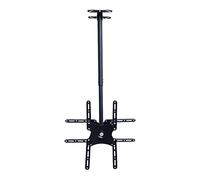 Dual-Sided Ceiling TV Mount 360° Full Rotation Fits 32-75 Inch Flat Screen TVs VESA 400x400mm 3.5m Extension Heavy-Duty Easy Installation