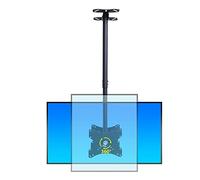 Dual-Sided Ceiling TV Mount Full Motion Telescopic Bracket for 22-43 Inch LCD Flat Screen TVs 2m Adjustable Height Ideal for Home and Office Use