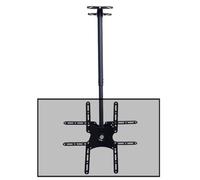 Dual Sided Ceiling TV Mount Stand - Tv Wall Mount, Adjustable Height 360° Rotation Stand, Fits 32-75 Inch Flat Panel Televisions, Max VESA 400x400mm, Two Installation Methods