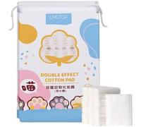 Dual Sided Design, Grid for Cleaning, Smooth for Hydration, 222pcs Value Pack, Daily Skincare Essential(A)