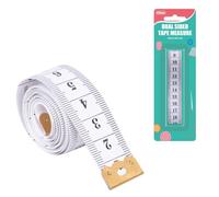 Dual Sided Flexible Fabric Measuring Tape 150 Cm / 60 Inch - Soft, Durable & Easy To Read Tape Measure for Body and Waist Measure Includes free BMI Weight Control app - Tailoring, Sewing, Fitness
