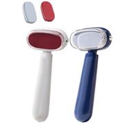 Dual-Sided Foot Callus Remover, Tool for Gently Removing Skin，red+Blue | Foot Scraper for Callus Removal, Stainless steel heel grinder with replaceable blade, buffs rough heel and cracked foot skin