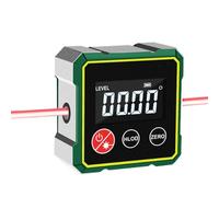 Dual-Sided Magnetic Digital Angle Finder with Electronic Laser, USB-C Rechargeable,High-Accuracy Digital Level, LCD Display, Auto Shut-Off, for Woodworking, Metalworking & DIY (1Pc- with laser)