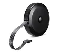 Dual Sided Measure Tape Cloth Sewing Tailor Tape Appropriate for Measuring Body Measure One Side in Centimeters/Other Side in Inches Black Color Measuring tape 150CM/60 Inches