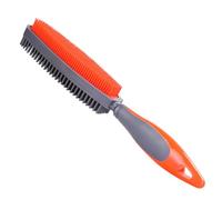 Dual-Sided Silicone Pet Hair Removal Brush - Reusable Dog & Cat Hair Remover for Furniture, Carpets, Clothes & Grooming | Static-Charged Rubber Broom with Massage Effect