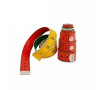 Dual Sided Soft Tape Measure 2-Pack, 150cm/60 Inch Body Measuring Tape for Sewing & Fabric, Flexible Tailor's Tape Measure with Button for Waist & Clothes Measurements