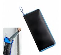 Dual-Sided Wet Umbrella Sleeve - Waterproof Oxford Fabric & Super Absorbent Microfiber, Portable Carry Pouch for Travel & Commute, Fits Most Umbrellas, Leak-Proof Zipper