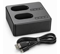 Dual-Slot Charging Dock Compatible with Wahl Arco & Arco SE, Replacement Charger Base with Digital Status Display, Includes Type-C Cable and 5V 1A Adapter for 8786, 1854, 1855 Clippers