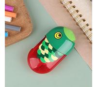 Dual Slot Eraser and Sharpener Animal-Themed Stationery Toy - Ladybug/Fish/Eagle