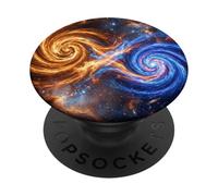 Dual Space Vortex Cosmic Swirl Motion Concept PopSockets Adhesive PopGrip