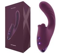 Dual Stimulation Personal Massager Vibrator for Women - 5 Thrusting Modes, 10 Vibrate Clitoral Stimulator Tapping Modes, 5 G-spot Patterns
