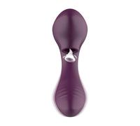 Dual Stimulation Suction Vibe - Double Pleasure Internal Vibrating Dildo & Clitoral Sucking Toy