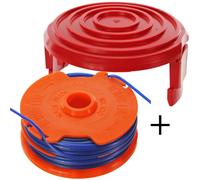 Dual Strimmer Line Spool Head Base Cover Cap for MCGREGOR 350w MET3525 Trimmer