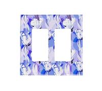 Dual-Texture Roman Frame Switch Plate - Premium Pc Wall Switch Cover with Full-Panel Embossed Print, Heavy-Duty 100°c Heat & Fade Resistant Design for Residential & Commercial Use