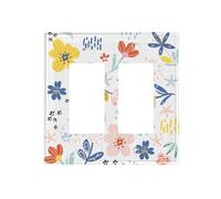 Dual-Texture Roman Frame Switch Plate - Premium Pc Wall Switch Cover with Full-Panel Embossed Print, Heavy-Duty 100°c Heat & Fade Resistant Design for Residential & Commercial Use