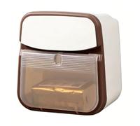 Dual Tier Toilet Tissue Organizer, Self-Adhesive Waterproof Wall Mount, Detachable Storage Case for Max Roll Wipes, Space-Saving Dispenser for Modern Bathroom Rv