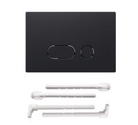 Dual Toilet Flush Plate ABS Geberit Sigma - Black