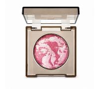 Dual-Tone Baked Blush Powder With Luminous Glow For Cheeks - Buildable Marbled Blusher For Mature Skin, Long-Lasting Waterproof Formula With Oil-Control, Portable Pink & Rose Hues Compact (01#)
