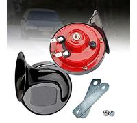 Dual Tone Car Horn,2Pcs 110DB Super Loud Train Horn Air Horns 12V Waterproof Double Horn Raging Sound Electric Snail Horn For Car Motorcycle Bikes Truck And Boats